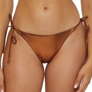 Becca Liquid Metal Tied-Side Bikini Bottoms